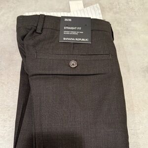 NWT Banana Republic Dress Pants Size 36 Waist/36 Length Color Brown